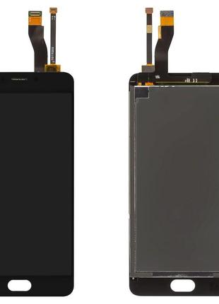 Дисплей для Meizu M5 Note, чорний, без рамки, M621H, M621Q, M6...
