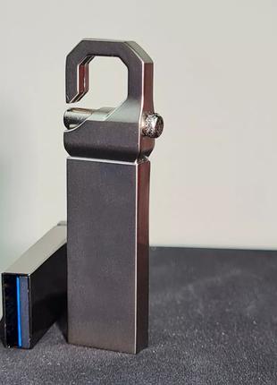 Флеш-накопитель Metal Type Carabiner Style 32 Гб USB 3.0 Gray