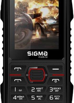 Противоударный телефон Sigma mobile X-treme AZ68 Black-Red