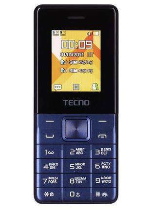 Мобiльний телефон Tecno T301 Dual Sim Deep Blue (4895180778681)