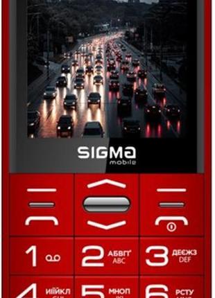 Мобільний телефон Sigma mobile Comfort 50 Grace Dual Sim Red