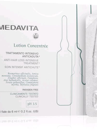Лосьон  против выпадения волос MEDAVITA   Lotion Concentrée