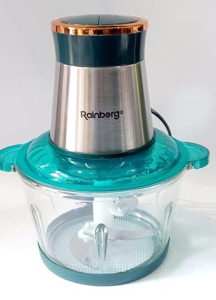 Кухонный измельчитель Блендер со стеклянной чашей Rainberg RB-...