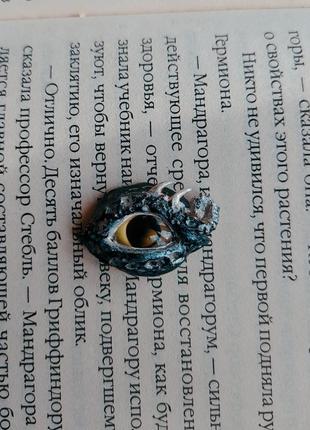 Кулон глаз дракона  с глини ручної роботи