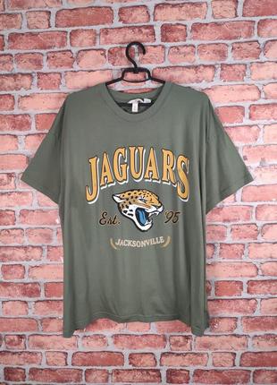 Футболка оверсайз oversize jacksonville jaguars nfl