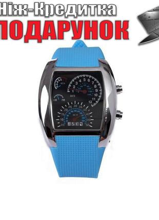 Часы со Спидометром Street Racer Голубой