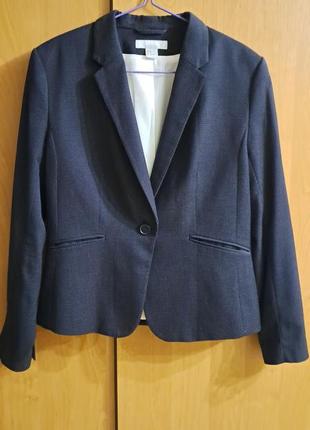 Крутой пиджак темно-синий размер м/l