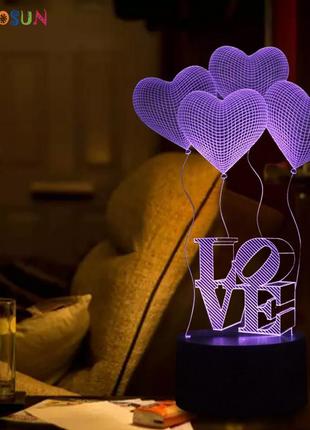 Подарки на 14 февраля мужчине 14 февраля 3d светильник love по...