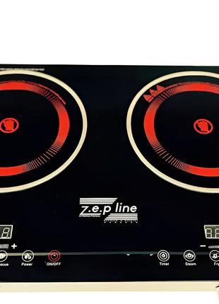 Двоконфоркова інфрачервона плита Zepline ZP-062 Електрична плита