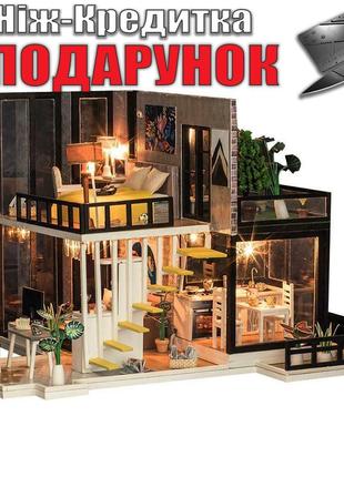 Кукольный дом Diy деревянный 3D
