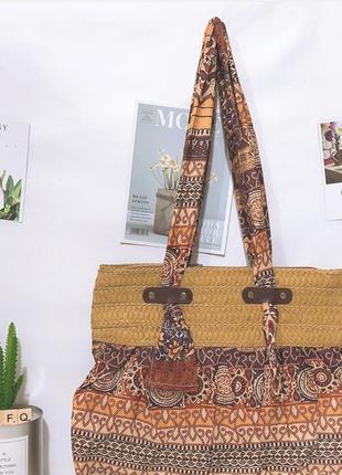 Жіноча текстильна сумка в етнічному стилі ретро сумочка жіноча...
