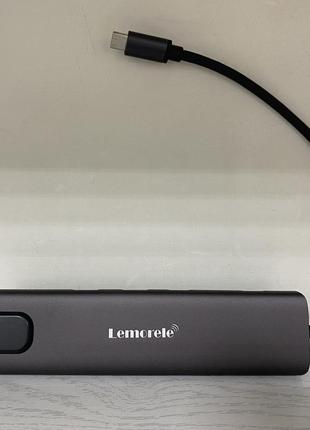 Б/у Многопортовый адаптер 9 в 1 Lemorele USB C Hub