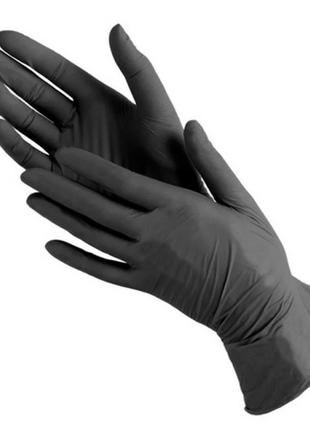 Nitrylex Black Перчатки нитриловые черные (р М) 1 пара