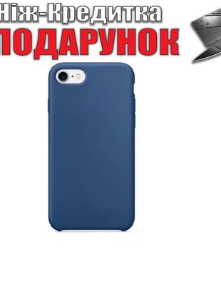 Чехол накладка для iPhone 6 силиконовая iPhone 6 Синий