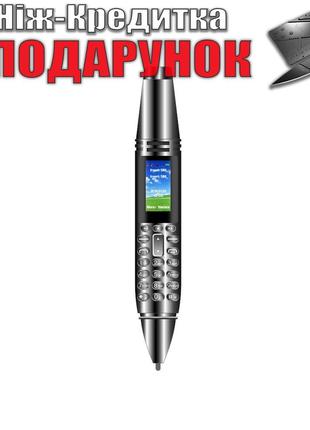 Ручка телефон Uniwa AK007 2 SIM карты GSM 2G Черный