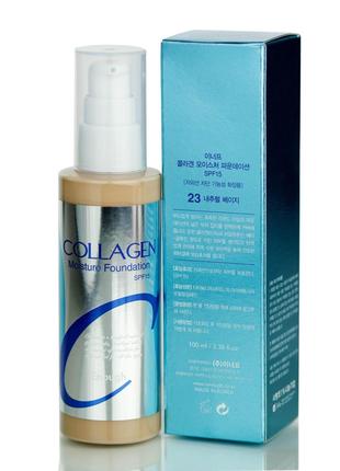 Тональная основа с коллагеном 23 тон Enough Collagen Moisture ...
