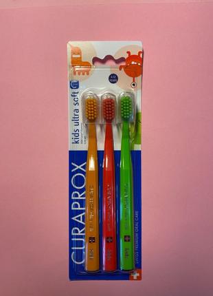 Curaprox kids дитяча зубна щітка 4 - 12 років набір