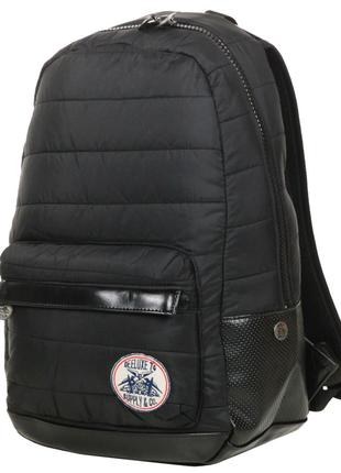 Молодежный стеганный рюкзак 16L Deeluxe Milton Черный