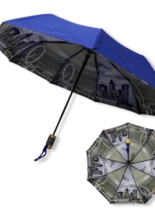 Женский зонт полуавтомат Bellissimo с двойной тканью #018301A