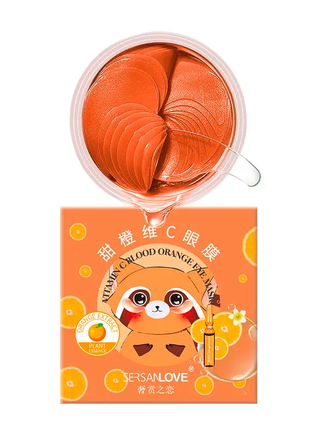 Гидрогелевые патчи SERSANLOVE Vitamin C Blood Orange Eye Mask