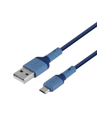 Кабель USB Hoco X65 USB - Micro USB Синий