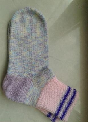 Теплі в'язані шкарпетки 39 -40