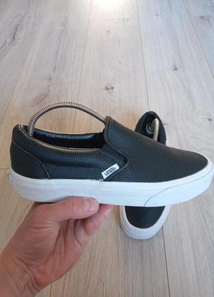 Кеды слипоны мокасины кожа vans р. 38