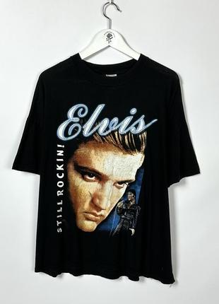 Винтажная футболка с элвисом прессли певец поп elvis presley m...