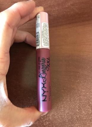 Nyx professional makeup lip lingerie xxl рідка матова помада д...