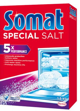 Соль для посудомоечных машин Somat Тройного действия 1.5 кг (9...