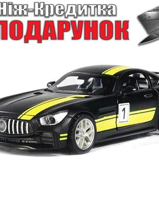 Машинка AMG GT R гоночная игрушечная 1:32 Черный