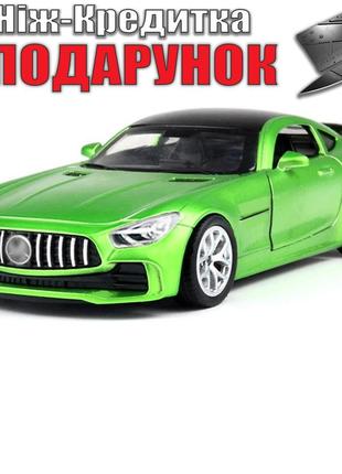 Машинка AMG GT R гоночная игрушечная 1:32 Зеленый