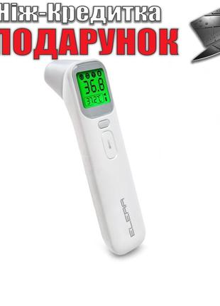 Термометр Elera инфракрасный с ЖК дисплеем и подсветкой Белый