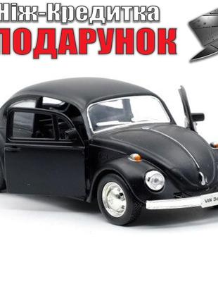 Модель автомобіля 1:36 металева VW beetle