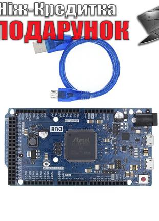 Arduino Due R3-CH340 ATMEGA16U2 ATSAM3X8E ARM c USB Blue-MEGA1...