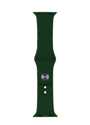 Ремешок Silicone Apple Watch 42/44/45 mm Atrovirens (54) (49)