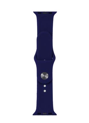 Ремешок Silicone Apple Watch 38/40/41 mm Navy Blue (20) (20)