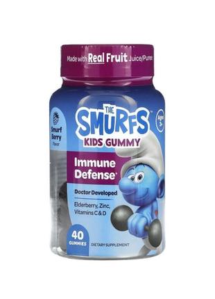 The smurfs жевательные таблетки для детей от 3 лет, для укрепл...