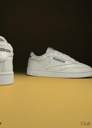 Кроссовки reebok classics junior club c 85 trainers оригинал