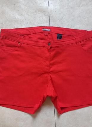 Брендовые красные джинсовые шорты с высокой талией h&m, 20 раз...
