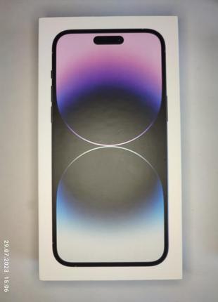 Коробка Apple iPhone 14 Pro Max, Deep Purple 512Gb, A2894