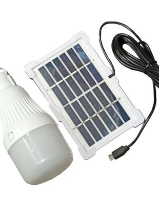 Лампа на акумуляторі Cclamp CL-022, сонячна панель