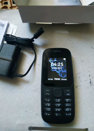Телефон Nokia 105 SS 4th Edition Новый.