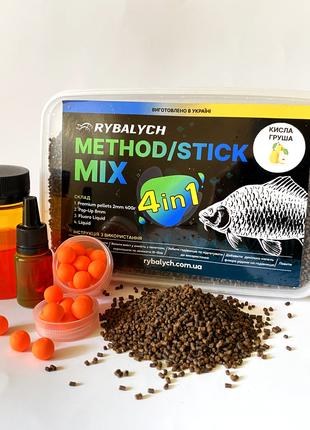 Method/Stick Mix Rybalych 4в1 Кислая Груша, 400гр(RYB-MSM005)