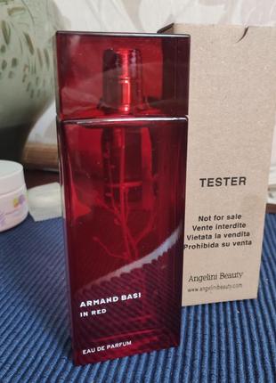 Armand basi in red eau de parfumпарфюмерная вода (тестер с кры...