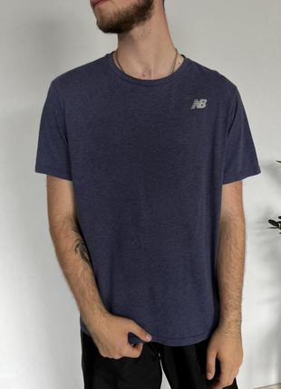 New balance tshirts мужская базовая спортивная футболка нюбиленс