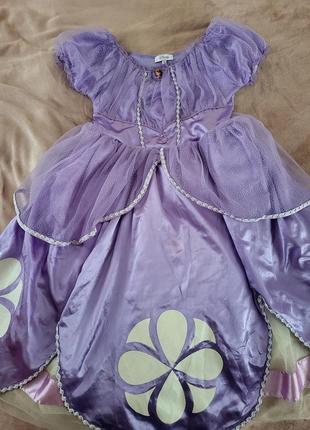 Платье принцесса софия на 9-10 лет