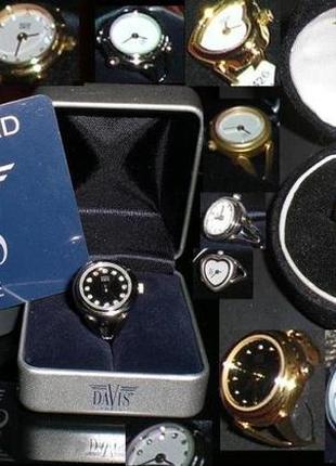 Элегантное и стильное женское кольцо-часы davis, франция ориги...