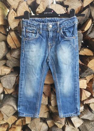Плотные качественные джинсы h&amp;m на 1,5-2 года 92 см рост