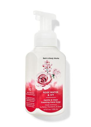 Мыло-пена для рук bath and body works rose water & ivy